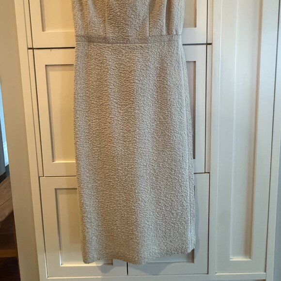 Calvin Klein Wool V-Neck Dress - Picture 2 of 6